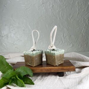 Menthol Mint on a Rope Bar soap